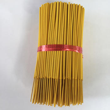 Unscented 9”inches Yellow Raw Incense Sticks